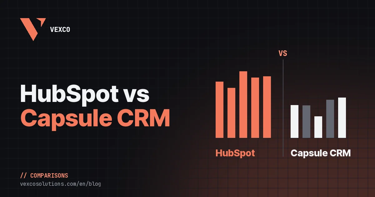 HubSpot vs Capsule CRM: full comparison and which to choose