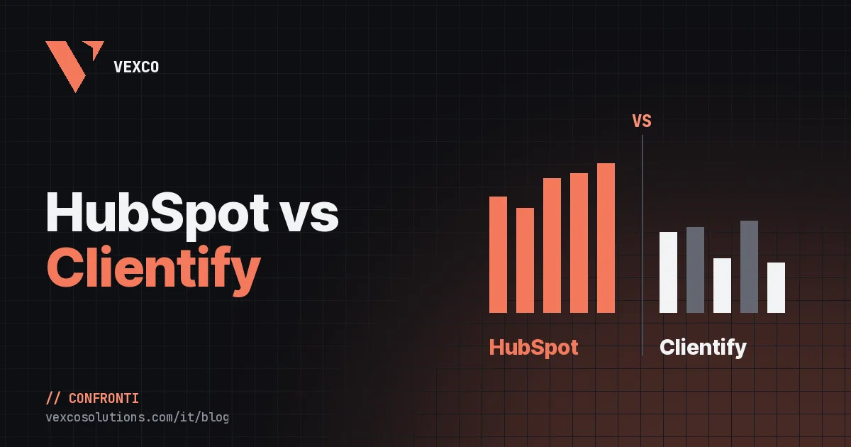 HubSpot vs Clientify: confronto completo e quale scegliere