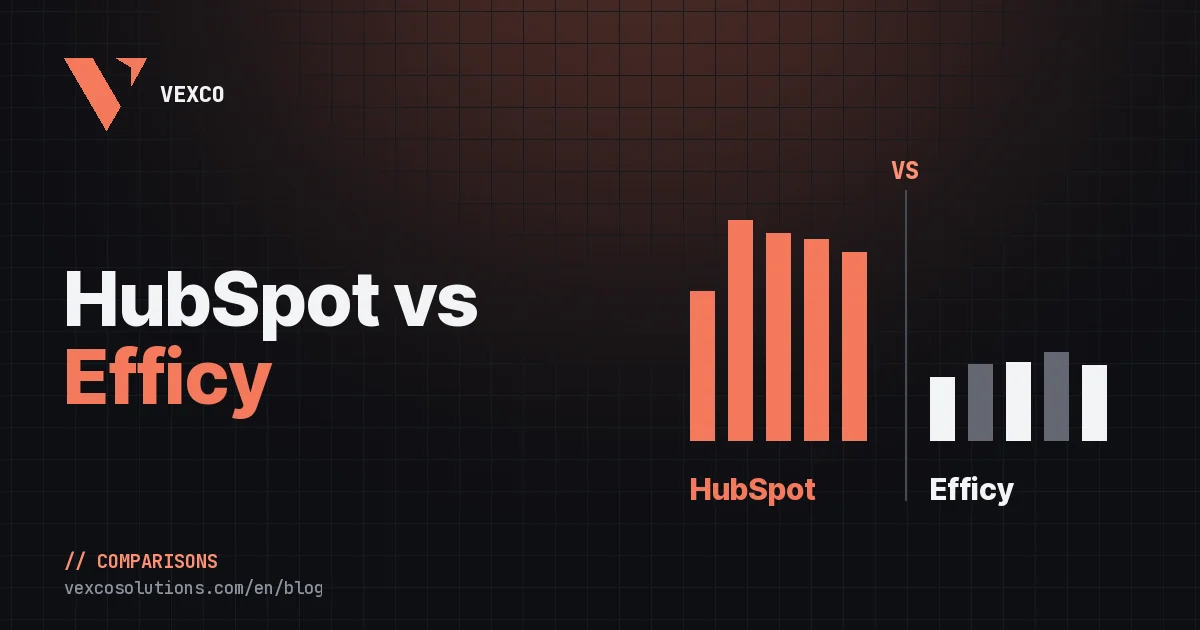 HubSpot vs Efficy CRM: a full comparison and which to choose