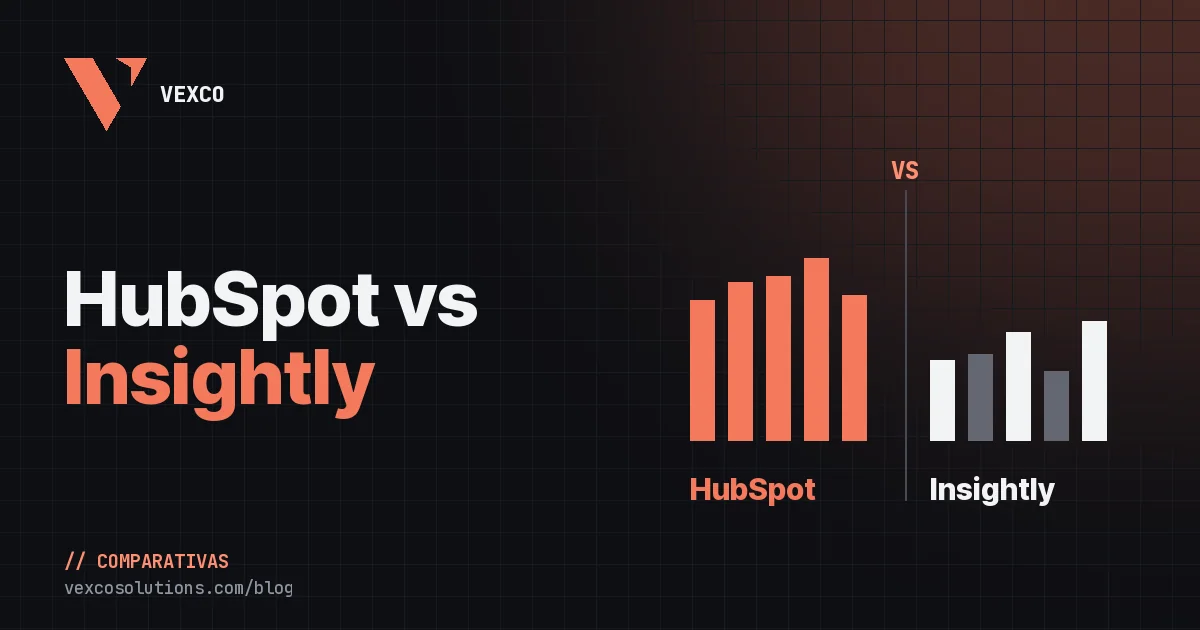 HubSpot vs Insightly: qué CRM elegir para crecer