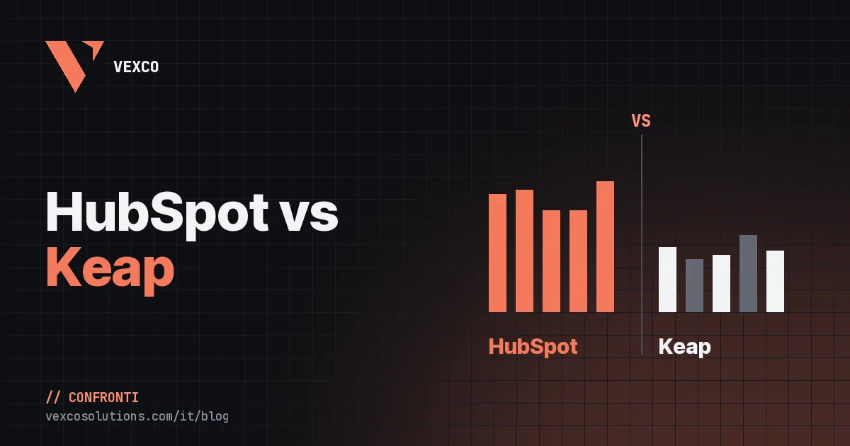 HubSpot vs Keap: quale CRM scegliere se la tua azienda vuole crescere