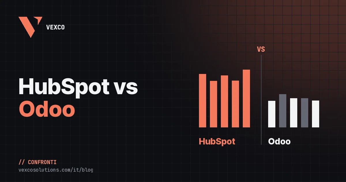HubSpot vs Odoo: confronto completo e quale scegliere come CRM