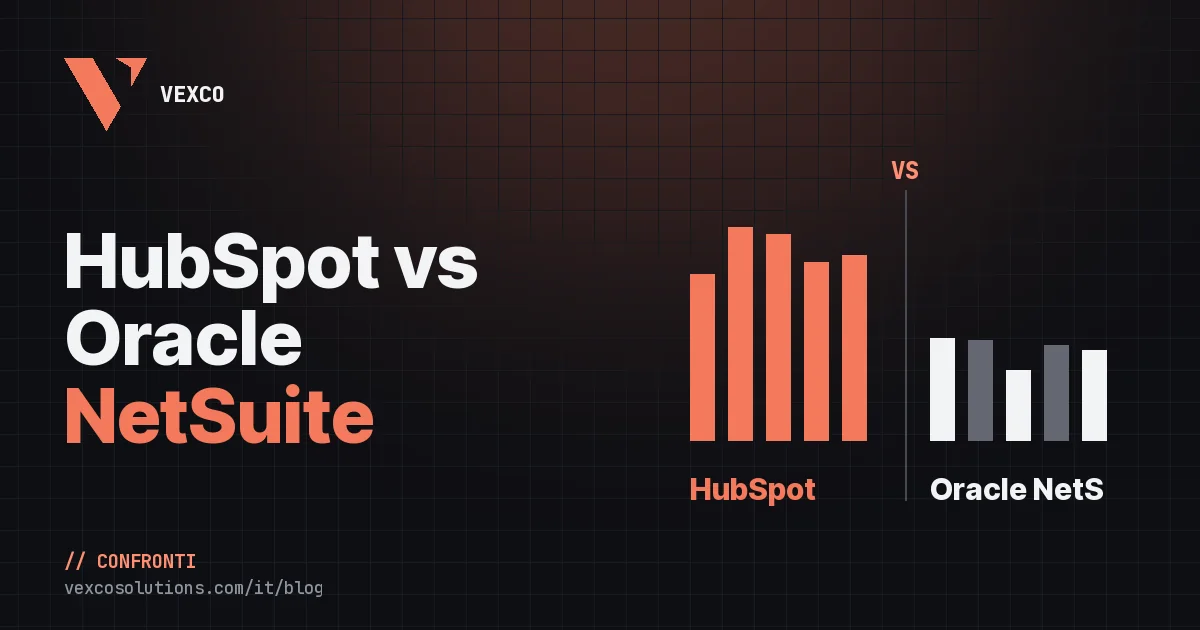 HubSpot vs Oracle NetSuite CRM: confronto e quale scegliere