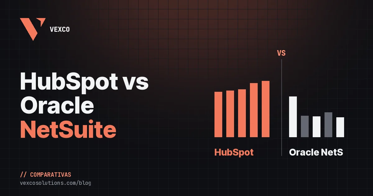 HubSpot vs Oracle NetSuite CRM: comparativa y cuál elegir