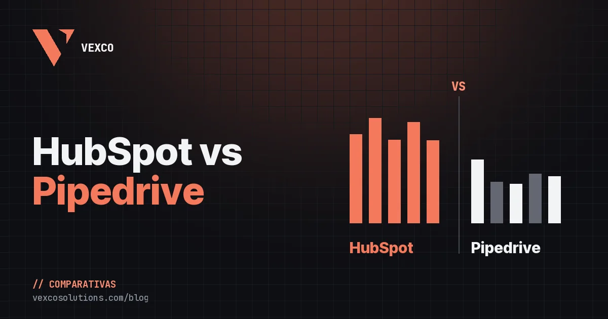 HubSpot vs Pipedrive: comparativa completa y cuál elegir