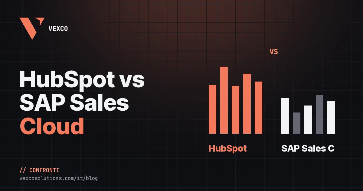 HubSpot vs SAP Sales Cloud: confronto e quale scegliere