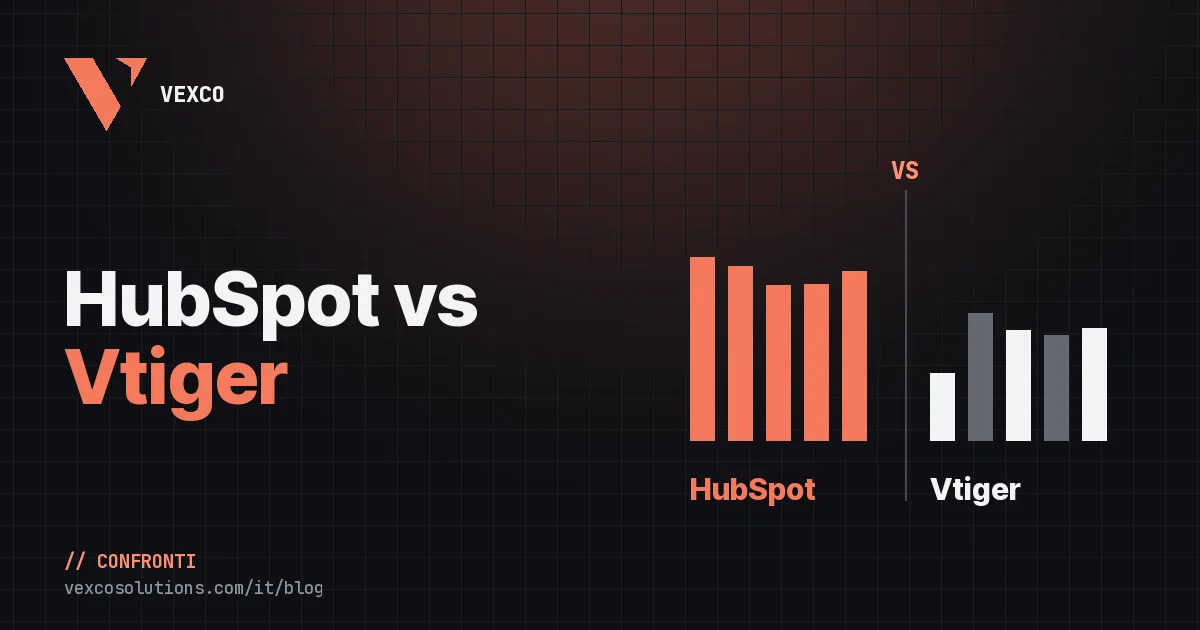 HubSpot vs Vtiger CRM: confronto approfondito e quale scegliere