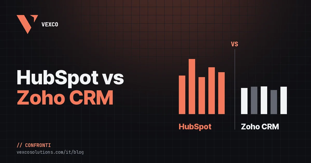 HubSpot vs Zoho CRM: confronto completo e quale scegliere